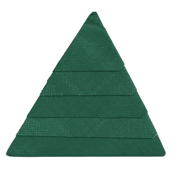 Serviette papier Noël sapin vert x10