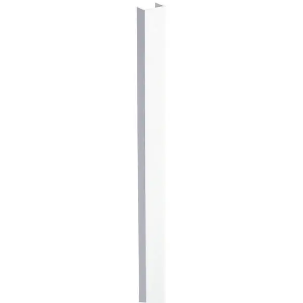 Profil de finition en PVC pour rainures de rive