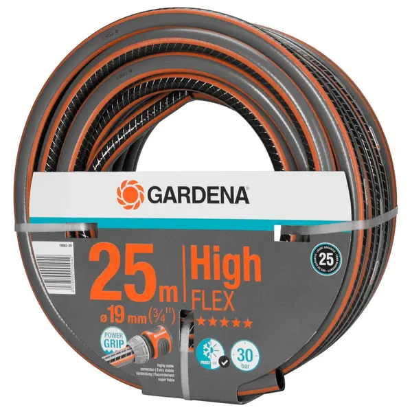 Tuyau d'arrosage HighFlex Ø 19 mm - 25 m - GARDENA