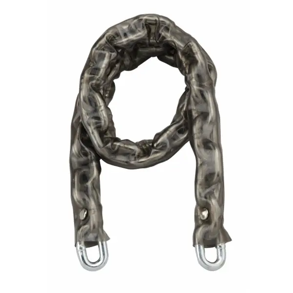 Chaîne acier cémenté zingué Loops, vélo, barrières, Ø 8mm, 0.9m, gaine PVC - THIRARD