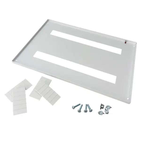 Plastron modulaire en métal 48 modules - 400mm - pour coffret Altlantic IDE et Atlantic PLUS