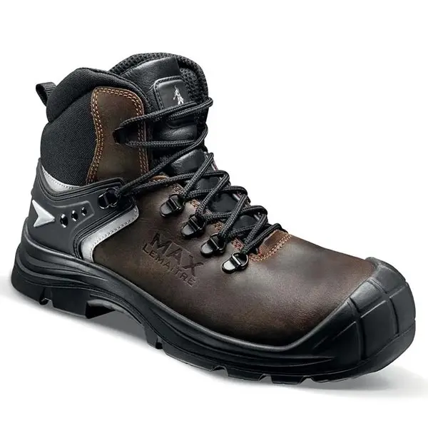 Chaussure De Securite Haute Max Uk 2.0 S3 Src Marron Lemaitre