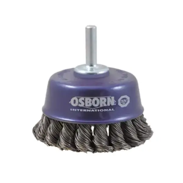 Brosse Coupe Sur Tige De 6 Mm D65 Mm Acier Torsadé 0,50Mm Osborn