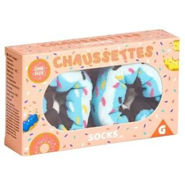 Chaussettes donut fun - Taille unique