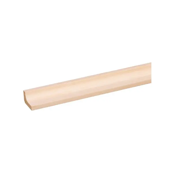 Moulure corniche en pin 270 x 2,7 x 1,7 cm