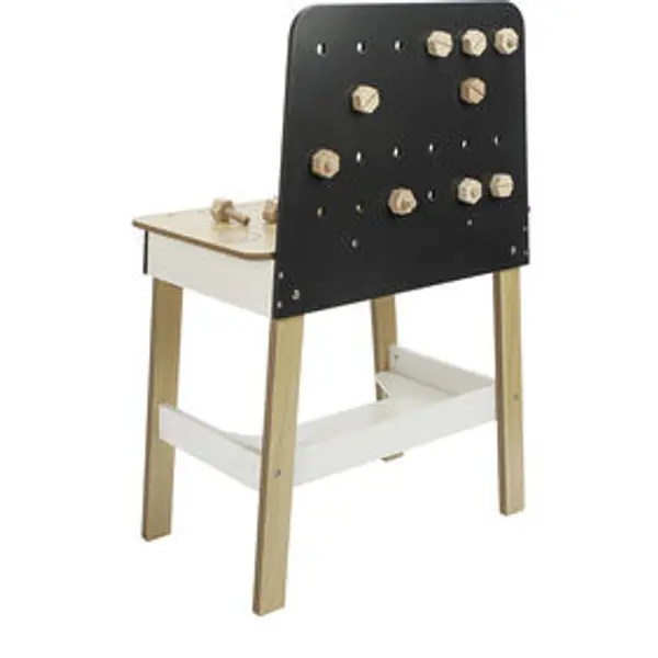 Jeu établi de bricolage avec outils en bois