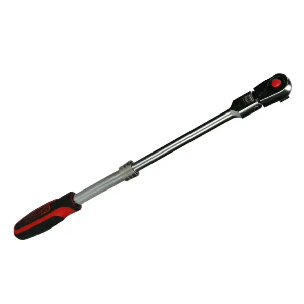 Cliquet télescopique réversible 1/2'' à tête articulée, 72 dents
