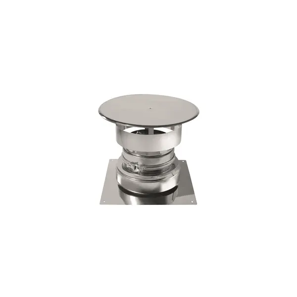 Kit de finition haute - 350x350 mm - Ø180 mm - Accessoire de tubage flexible - Joncoux