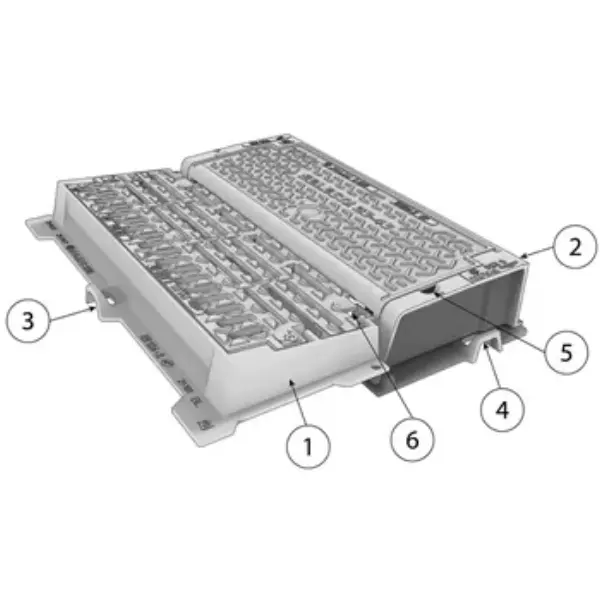 Bouche d’égout SELECTA MAXI PMR 20-40 surbaissée Classe C250