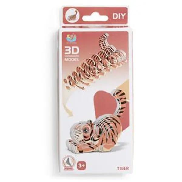 Puzzle 3D en bois animaux DIY - 6 modèles