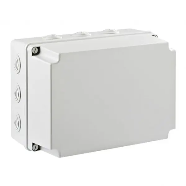 GSV322 IDE Boite de dérivation industrielle étanche IP65 avec capot réhaussé et entrées souples - dim.328x239x188