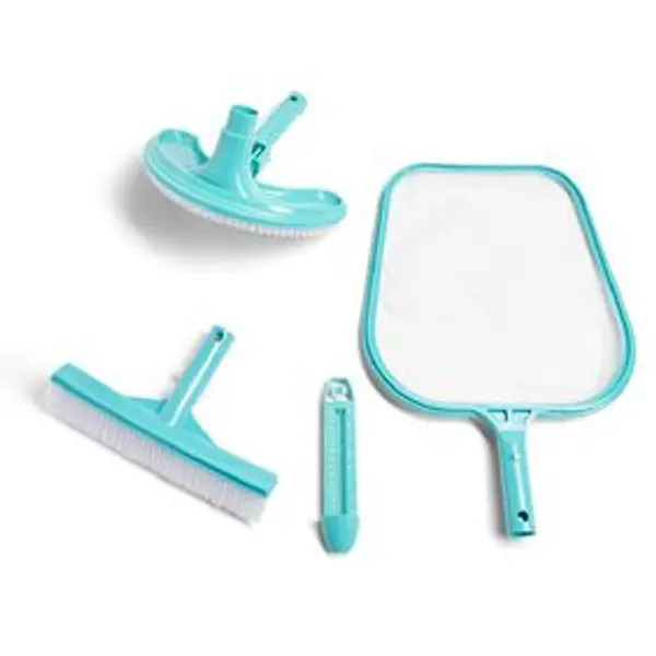 Kit 4 accessoires de nettoyage piscine