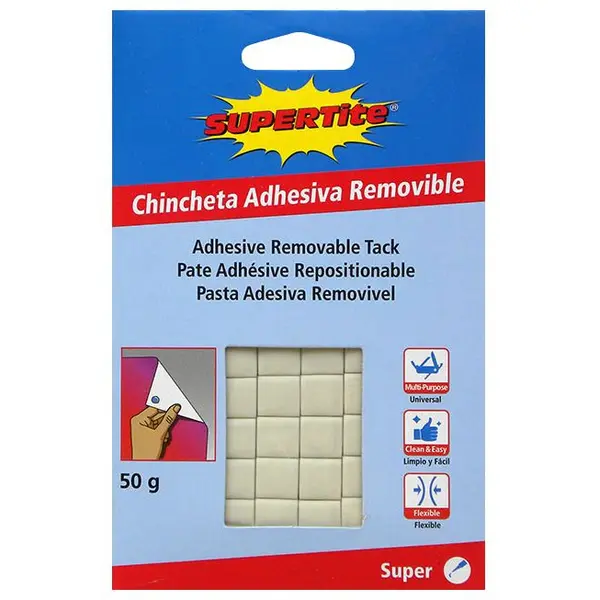 Pâte adhésive prédécoupée - 50 g - SUPERTITE