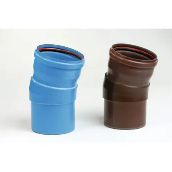 COUDE PVC MF HSK D160 15° MARRON