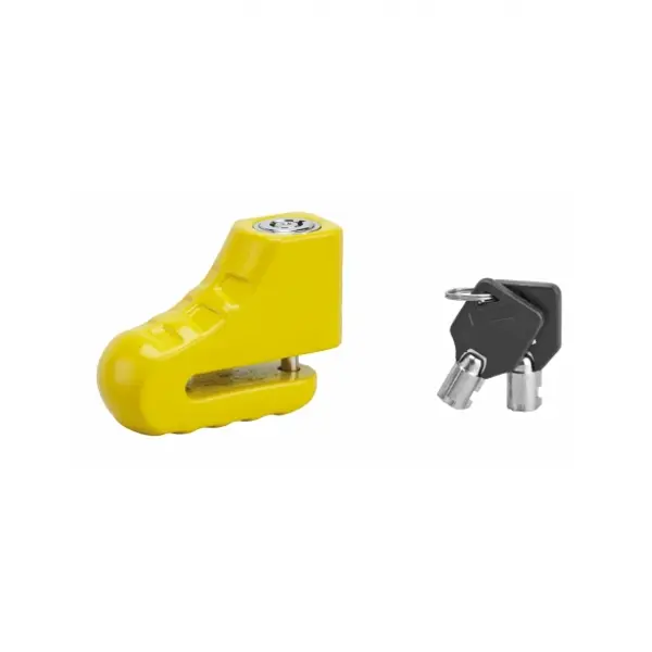Antivol scooter Block, jaune, 2 clés - THIRARD