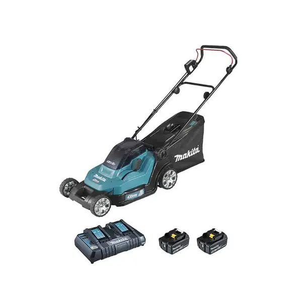 MAKITA Tondeuse sans fil 2x18V (36V) LXT 43 cm 2x5 Ah - DLM432PT2