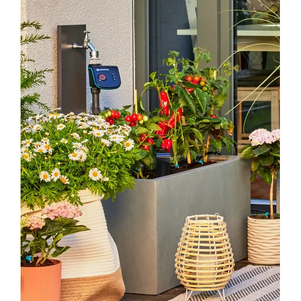 Kit d'initiation goutte-à-goutte pour terrasse jusqu'à 30 plantes Micro-Drip-System - GARDENA