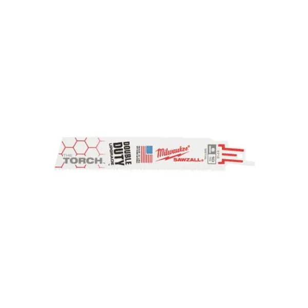Lame De Scie Sabre Torch 150mm X 14 Tpi boite de 5 Milwaukee