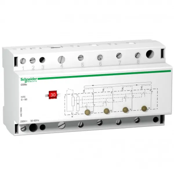 A9C15906 Schneider - délesteur monophasé 4 voies - 230Vca - délestage cyclique - Acti9 CDSs