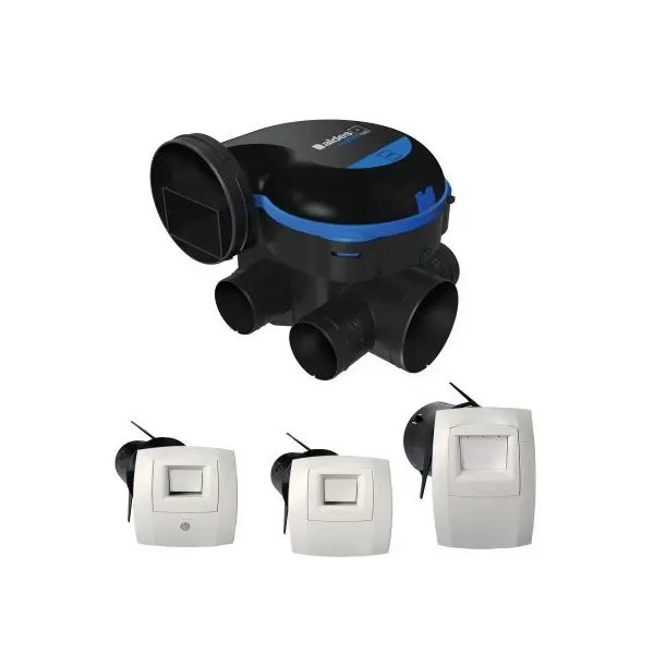 Kit VMC Easy HOME Simple flux Hygroréglable Classic - ALDES 11033031