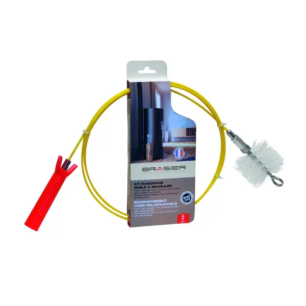 Rallonge de ramonage flexible Brasier - Longueur 3 m embout M8x175 - Joncoux