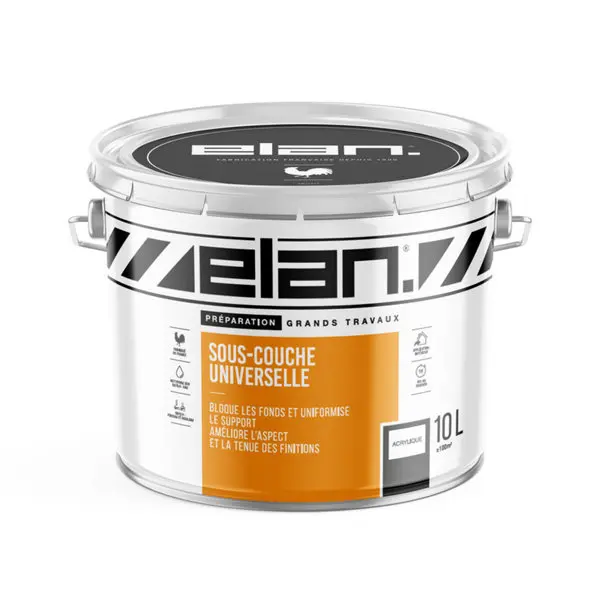 Sous-couche universelle acrylique tous supports et surfaces intérieurs 10 L