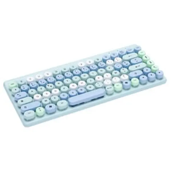 Clavier sans fil touche ronde Homday Xpert bleu ou rose (2 modèles)
