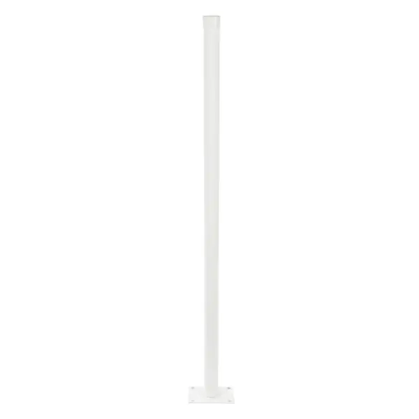 Poteau rond BLANC ø 48mm - H. 1,70 m - FILIAC