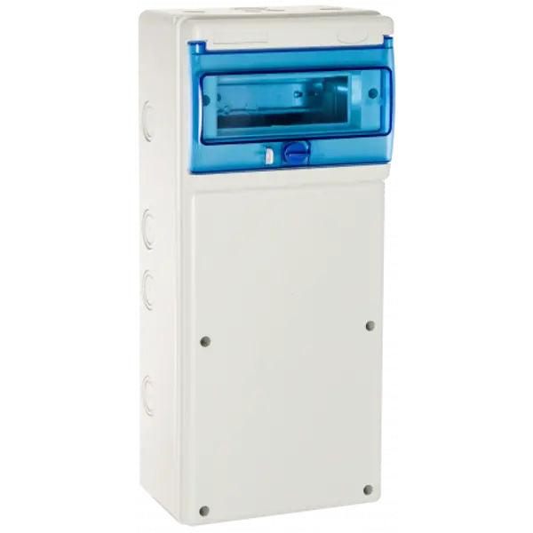 1308P Coffret pour prises électriques - 8 modules - Étanche IP65 pour l'extérieur - Solera Indubox
