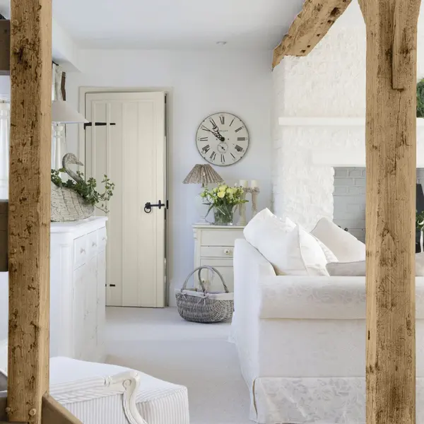 Peinture Relook bois MAISON DECO, blanc ecume satine, 1 l - MAISON DECO