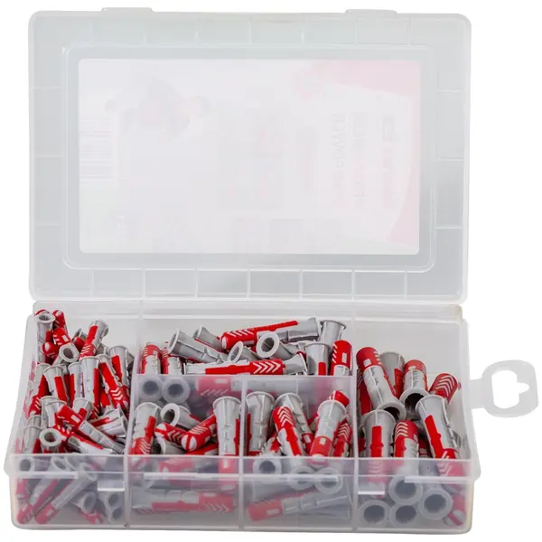 Assortiment de 132 chevilles duopower profibox tout type de mur assortiment - FISCHER