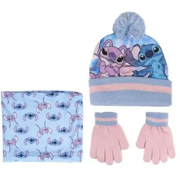 Stitch Gorro + Guante + Cuello 10022
