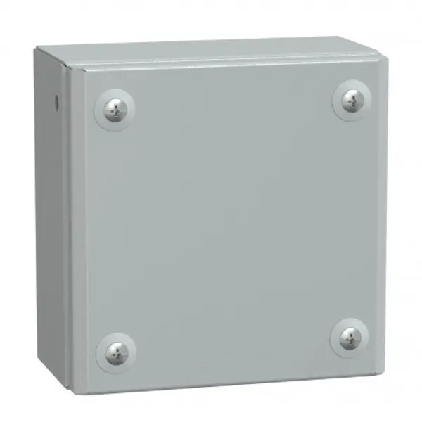 NSYSBM15158 Schneider Spacial SBM - boite étanche IP66 en acier 150x150x80mm - couvercle plein