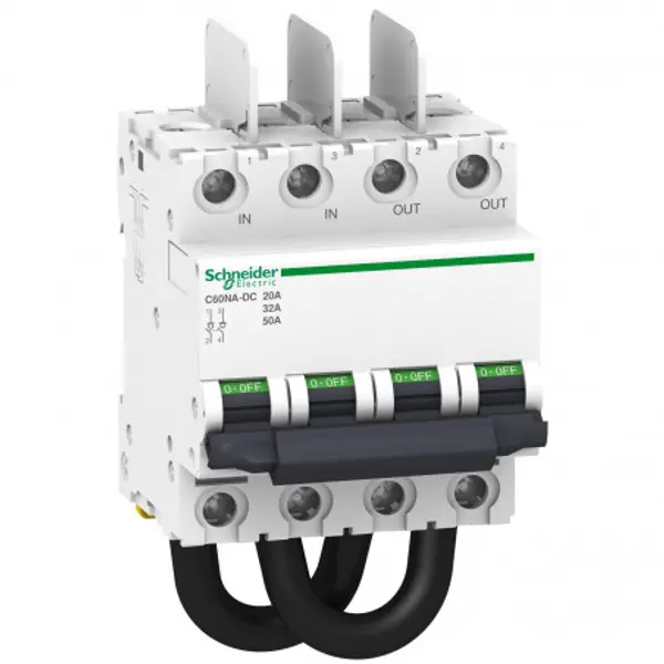 A9N61690 Schneider - Interrupteur-sectionneur photovoltaïque courant continu 1000V - 50A - Acti 9 C60