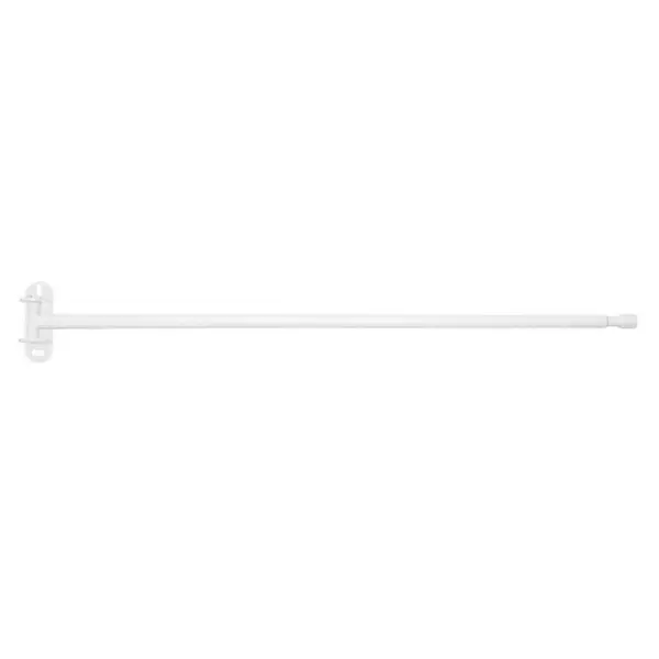 Kit de tringle à rideau Porte Diam.13 mm blanc 60 à 100 cm - MOBOIS