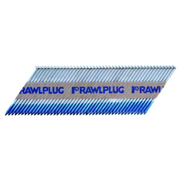 Clou Crante Galva 34° Tete Demie Lune 2,8X51Mm Pack 3300 Rawl