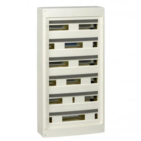 PRA10270W Schneider - tableau électrique tertiaire isolant 144 modules - 6x24 modules - Pragma