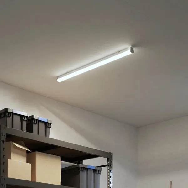 Reglette led 2100 lm polycarbonate 120cm blanc "Abelie"