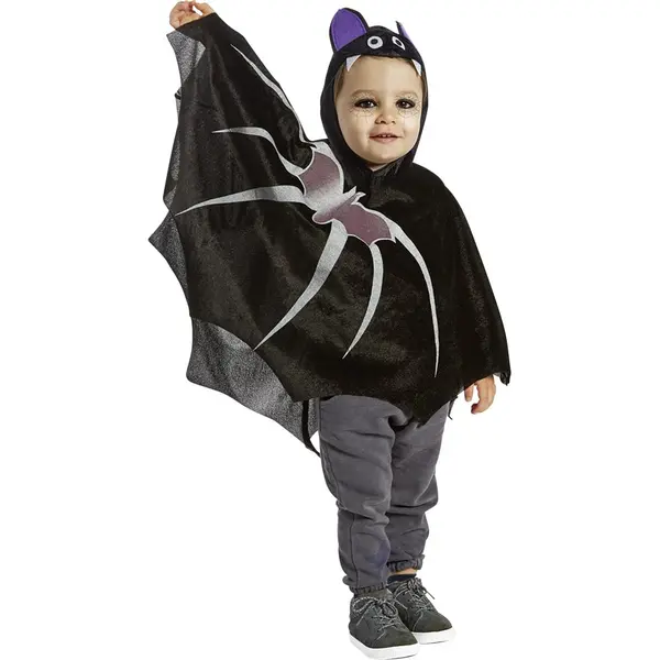 Cape chauve-souris enfant Halloween 3/4ans
