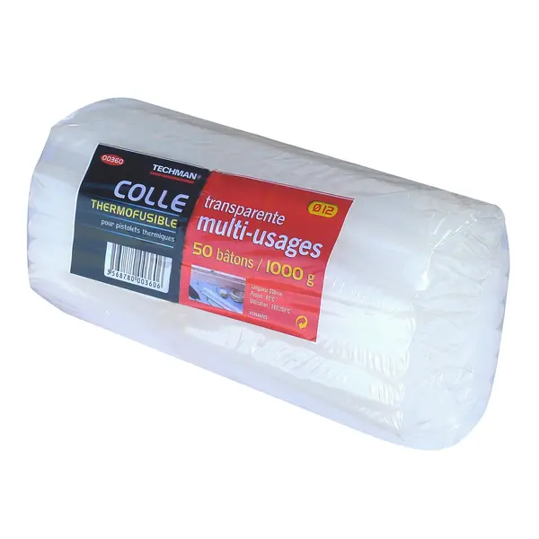 50 bâtons de colle universelle (12 x 200 mm) - TECHMAN