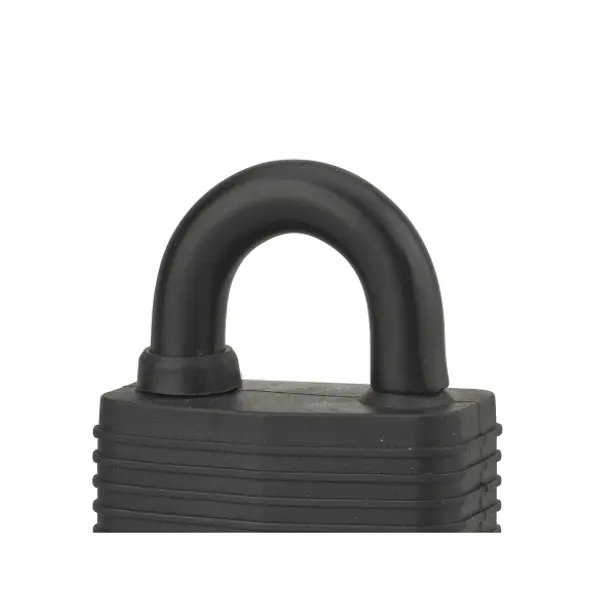 Cadenas à clé Slice, extérieur, 40mm, gainé PVC, 2 clés laiton nickelé - THIRARD