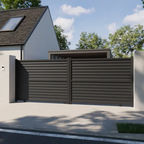 Portail aluminium coulissant celtis 3m75