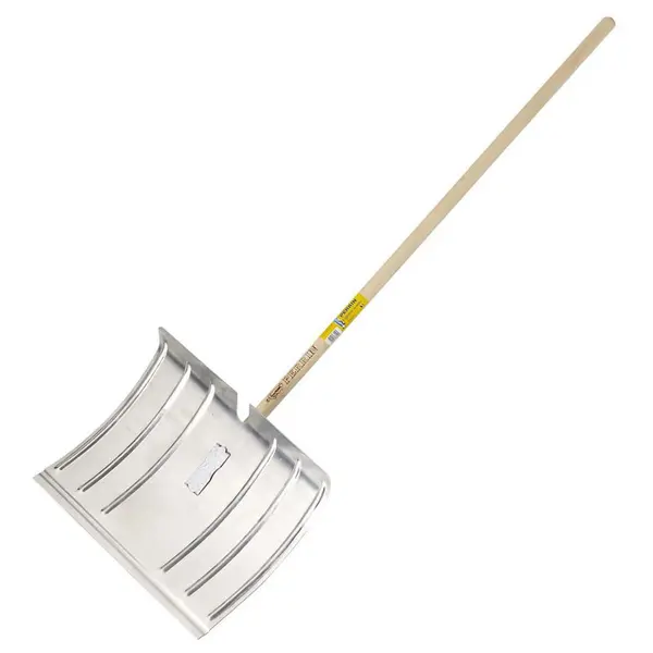 Poussoir à neige alu 50 cm manche 1,30 m, outil pour le déneigement - PERRIN