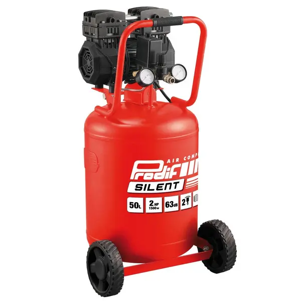 Compresseur vertical d'atelier silencieux PRODIF 50 l 2 cv SIL750V - PRODIF