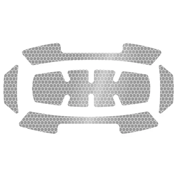 Stickers Reflechissants Blanc Casque de Chantier Milwaukee