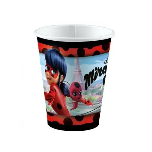 Gobelets carton Miraculous x8 9902874-66