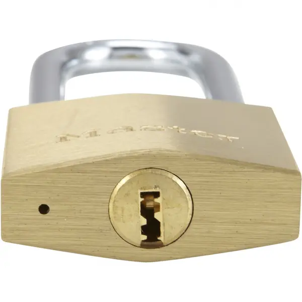 Cadenas à clé MASTERLOCK laiton, l.40 mm - MASTER LOCK