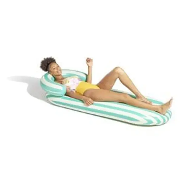 Fauteuil gonflable à rayures 180x65cm - 3 modèles