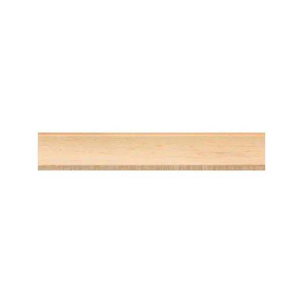 Moulure corniche en meranti clair 270 x 1,3 x 1,3 cm