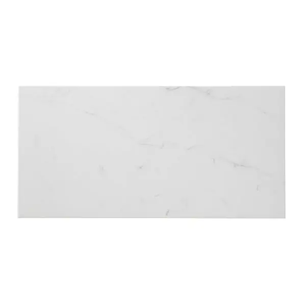 Carrelage de sol intérieur "Elegance Marble" blanc - l. 30 x L. 60 cm